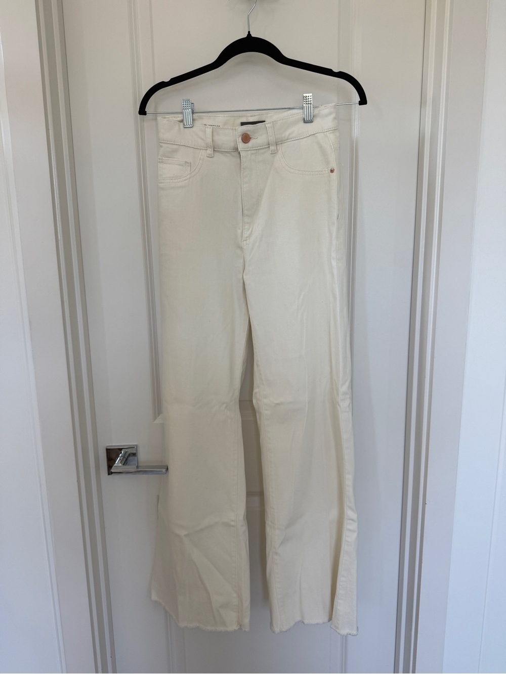 DL1961 Hepburn Wide Leg High Rise Jeans